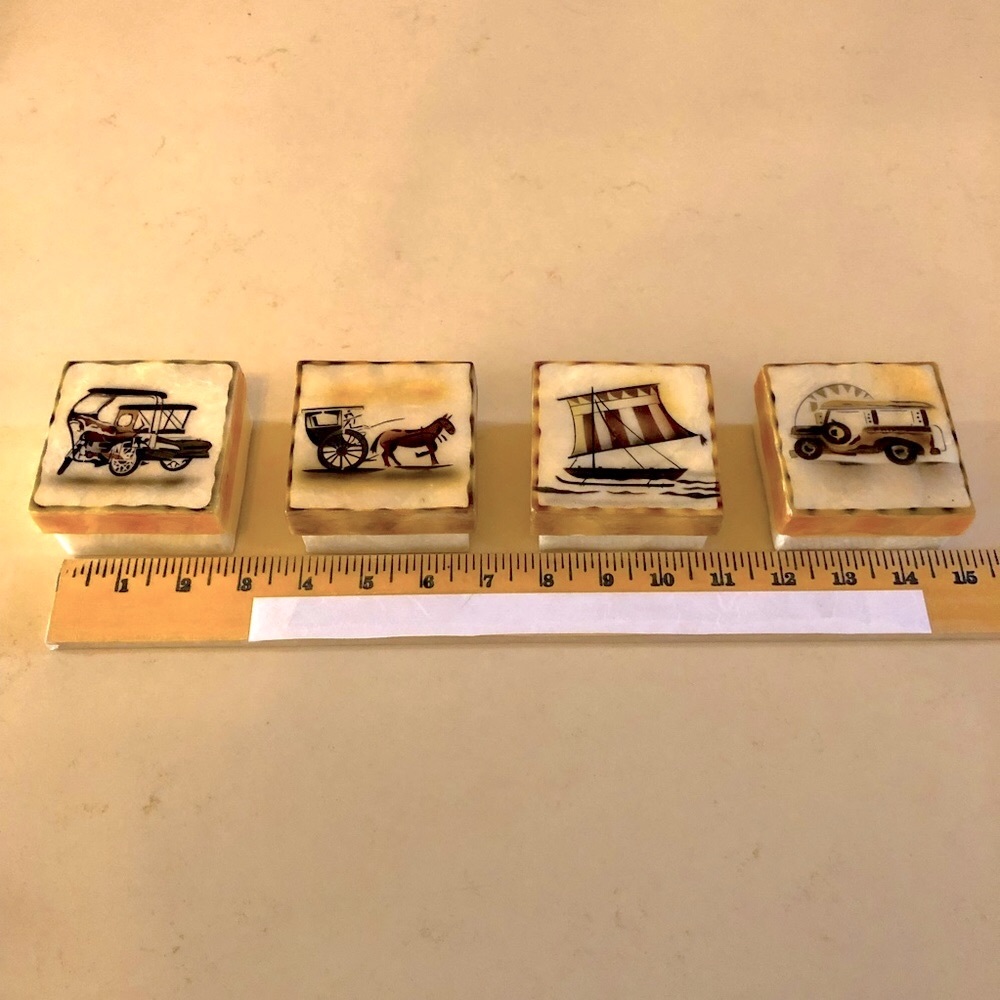 Capiz Shell Jewelry Set Boxes - Picture 13 of 15